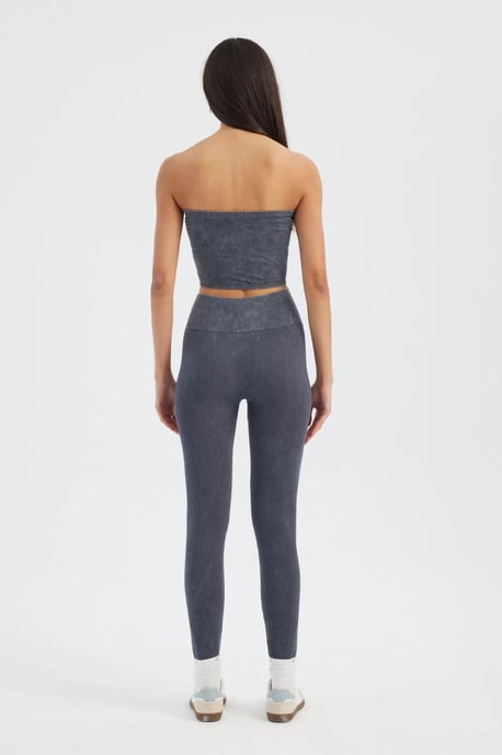 Säuregewaschenes Bustier mit Rippstruktur - Image 4
