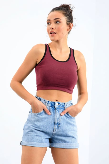 Rippenshirt ohne Ärmel - Image 3
