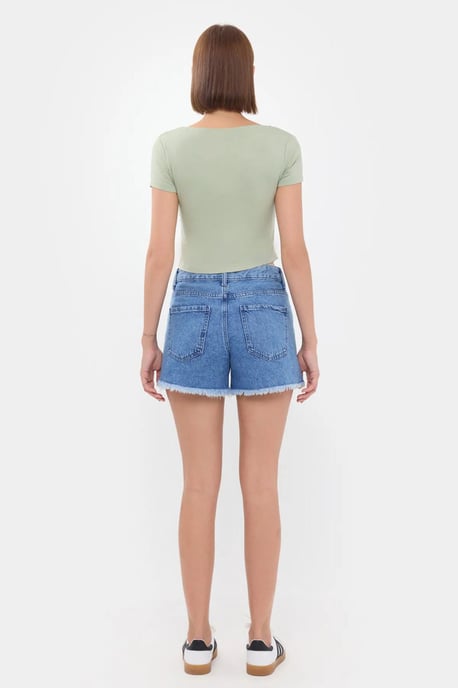 Scoop Neck Cropped Top - Image 5