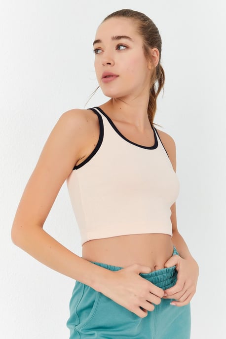 Rippenshirt ohne Ärmel - Image 1