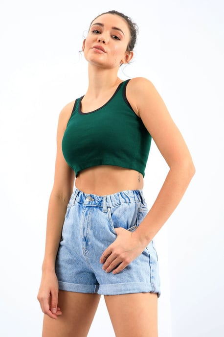 Rippenshirt ohne Ärmel - Image 3