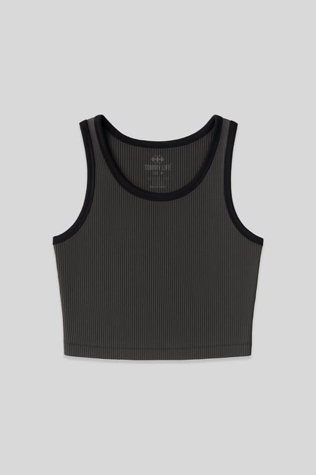 Rippenshirt ohne Ärmel - Image 2