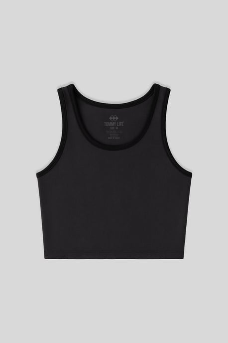 Rippenshirt ohne Ärmel - Image 1