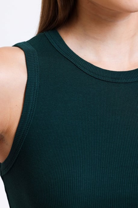 Crew-Neck-Crop-Top mit V-förmigem Ausschnitt - Image 6