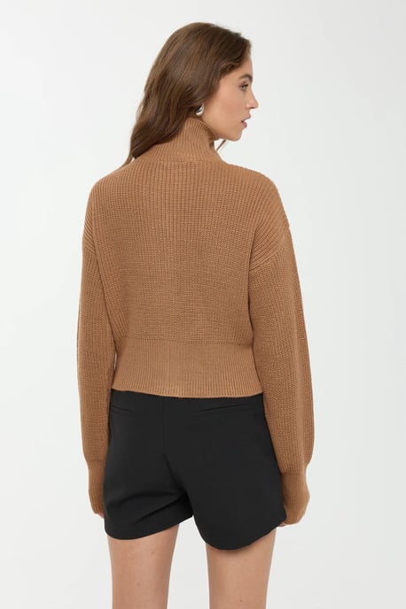 Reißverschluss-Strickjacke - Image 5