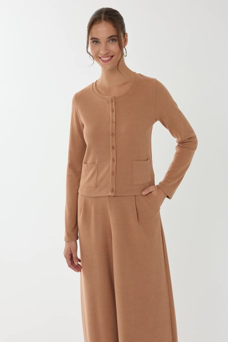 Knopf-Front Strick-Cardigan - Image 2