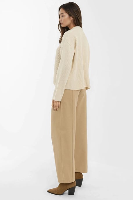 V-Ausschnitt Geknöpfter Oversized Cardigan - Image 3