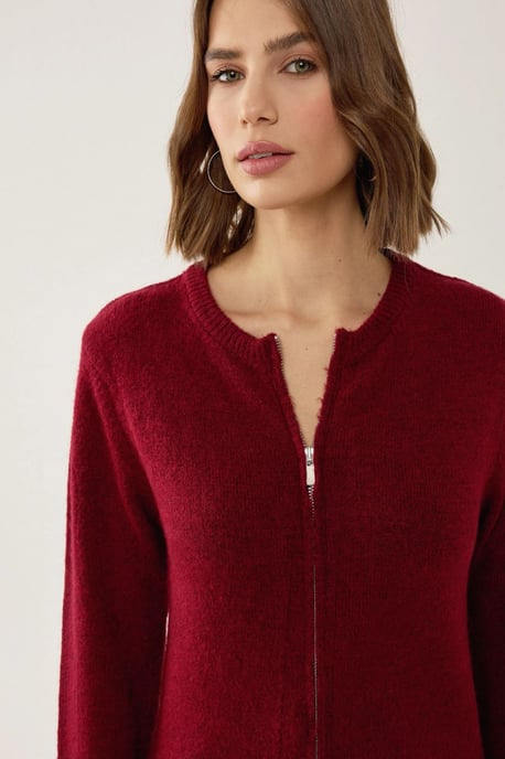Reißverschluss Strickjacke - Image 3