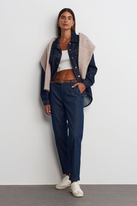 Damen High-Waist Straight-Leg Jeans - Image 3