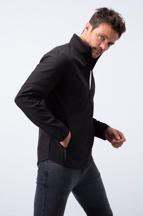 Herren Einfarbige Scuba Zip-Front Jacke - Image 5