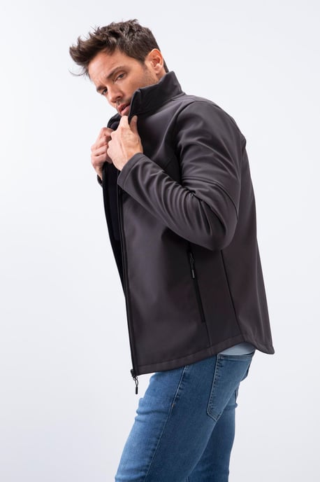 Herren Einfarbige Scuba Zip-Front Jacke - Image 5