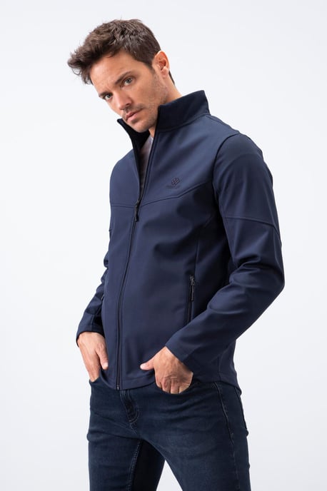 Herren Solid Scuba Zip-Front Jacke - Image 5