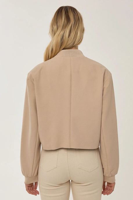 College-Kragen Double-Pocket Kurzjacke - Image 5