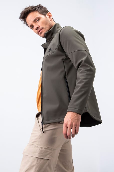 Herren Solid Scuba Jacke mit Reißverschluss vorne - Image 5