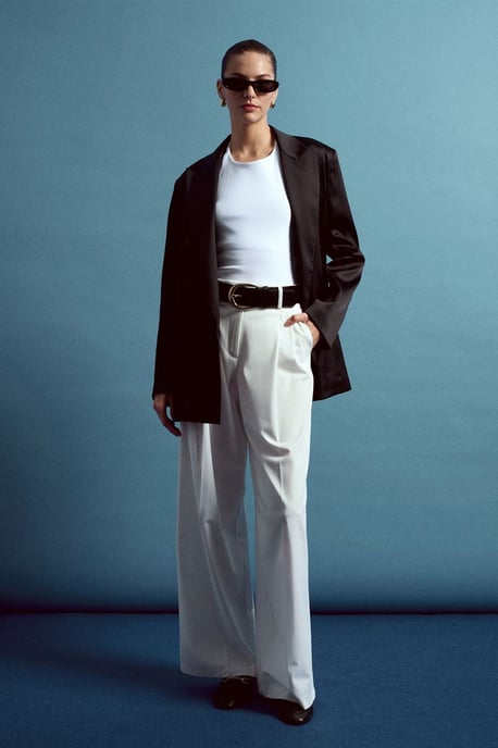 Damen Crepe Blazerjacke - Image 2