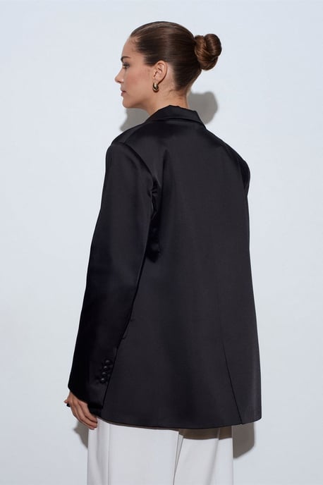 Damen Crepe Blazerjacke - Image 4