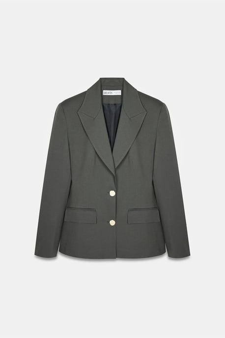Taillierter Krepp-Blazer mit Schalkragen - Image 5