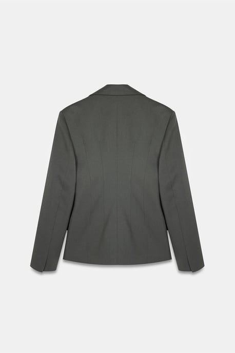Taillierter Krepp-Blazer mit Schalkragen - Image 6