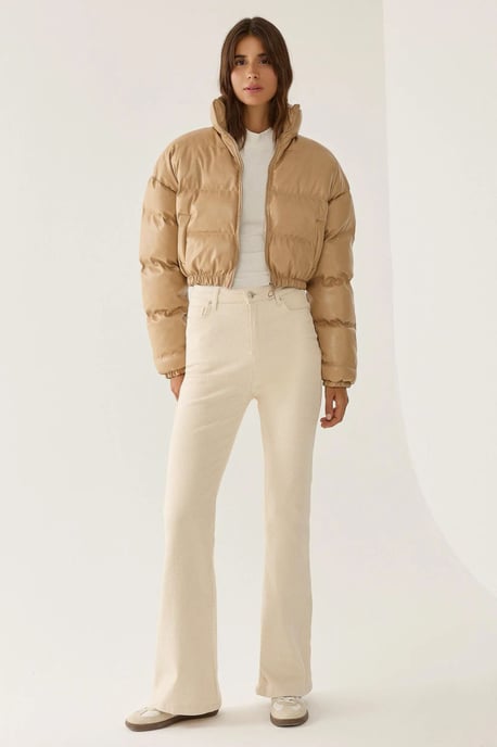 Kunstleder Puffjacke - Image 2