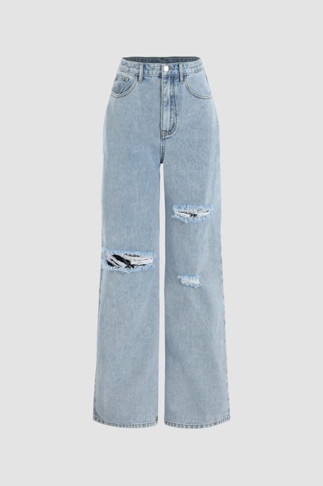 Zerstörte Schlagjeans - Image 1