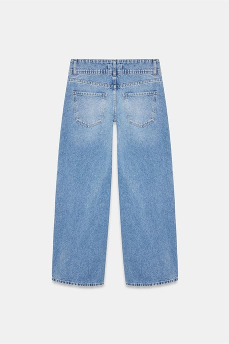 Hochtaillierte Weite Jeans aus Baumwolle - Image 6