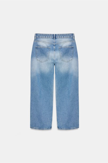 Hüfttaschenweite Weite Capri-Jeans - Image 6