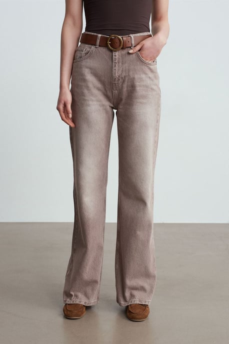 HochTaillierte Gerade Jeans - Image 3