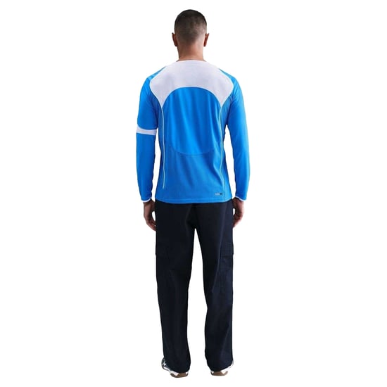 Nike - "Total 90" Trikot für Herren/Damen Unisex, Dri-FIT, Langärmlig (Blau/Weiß) - Image 2