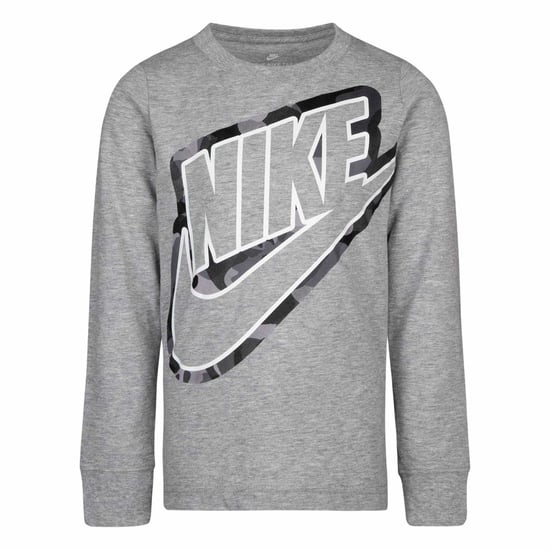 Nike - T-Shirt für Kinder, Tarnmuster, Langärmlig (Dunkelgrau) - Image 1