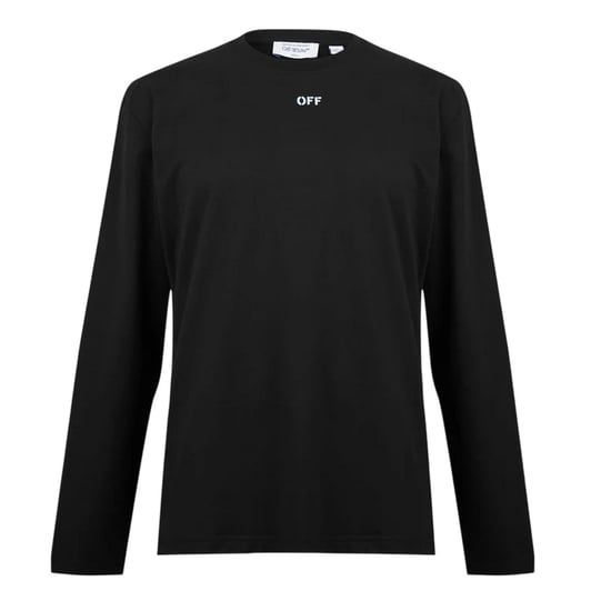 Off White - T-Shirt für Herren, Rundhalsausschnitt, Baumwolle, Regulär (Schwarz/Aquablau) - Image 1
