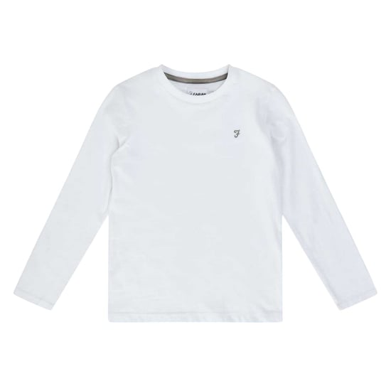 Farah - T-Shirt für Kinder, Rundhalsausschnitt, Regulär (Weiß) - Image 1