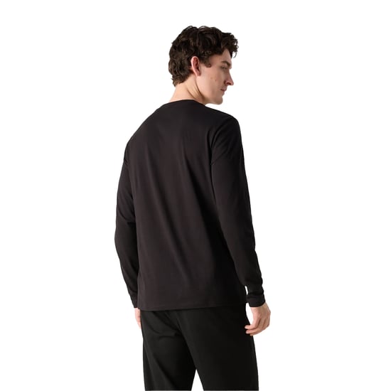 Hugo - "Derol" T-Shirt für Herren, Baumwolle, Langärmlig (Schwarz) - Image 3