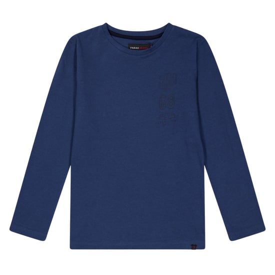 Farah - T-Shirt für Kinder, Langärmlig (Blau) - Image 1