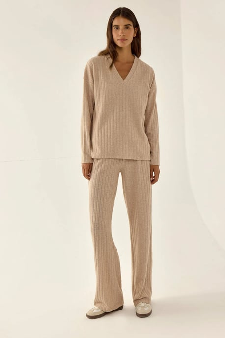 Beige Loungewear-Set - Image 2