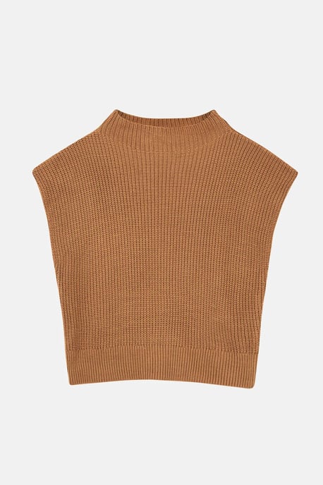 Halb-Stehkragen Strickpullover - Image 6