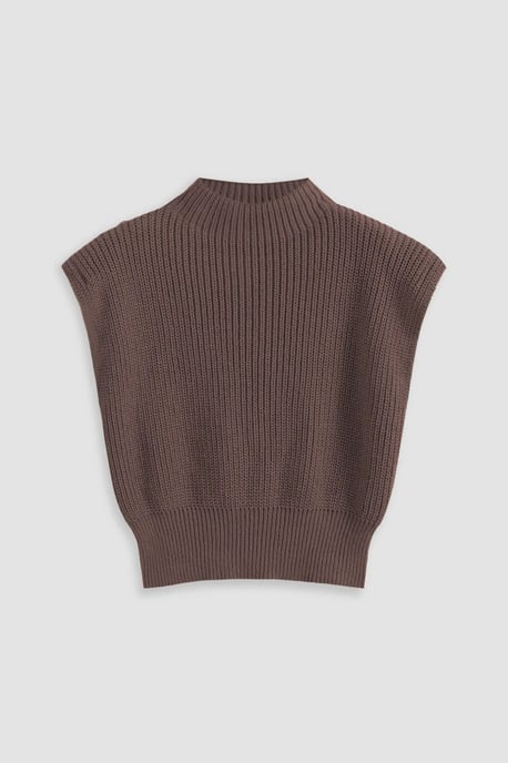 Halb-Stehkragen Strickpullover - Image 6