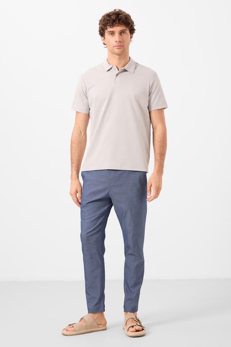 Herren gerade geschnittene Gabardine Chino-Hosen - Image 5