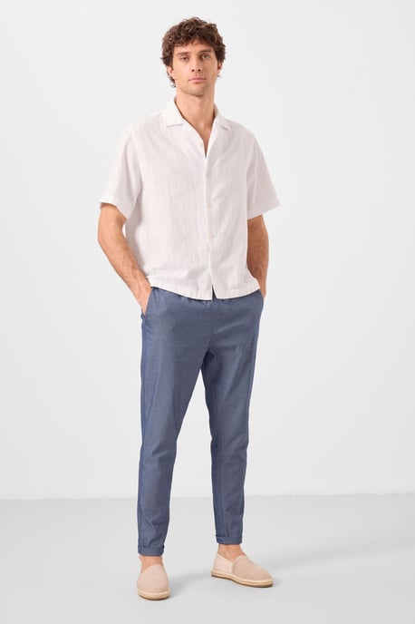 Herren Gerade geschnittene Gabardine-Chinos - Image 4