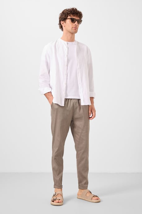 Herren gerade geschnittene Gabardine-Chinos - Image 1