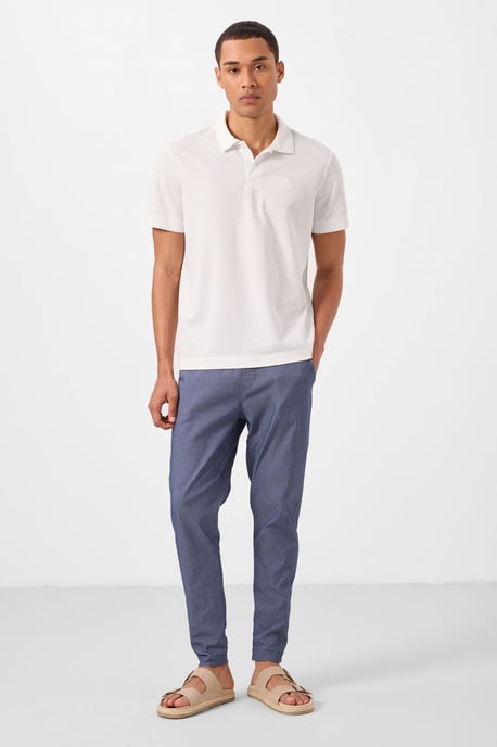 Herren Gerade geschnittene Gabardine Chinos - Image 1