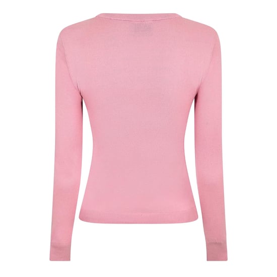 Diesel - Sweatshirt für Damen, gerippt, Feinstrick (Pink) - Image 2