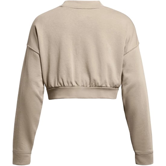 Under Armour - "Rival" Kurzes Sweatshirt für Damen, Rundhalsausschnitt, Frottee (Braun) - Image 2