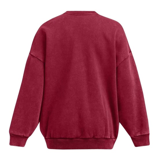 Under Armour - Sweatshirt für Herren/Damen Unisex, Rundhalsausschnitt, Übergroß (Rot) - Image 3