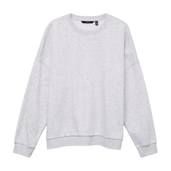 Vero Moda - Sweatshirt für Damen, Übergroß (Hellgrau meliert) - Image 2