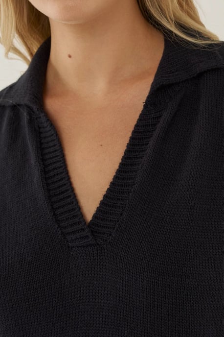 Polo-Kragen Strickpullover - Image 3
