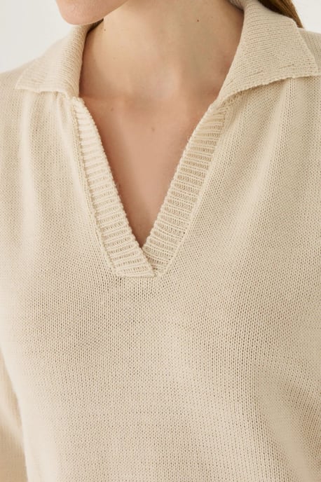 Polo-Kragen Strickpullover - Image 3