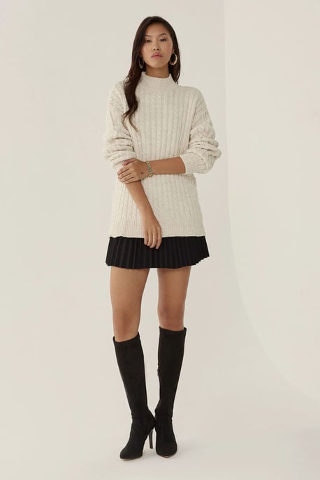 Haarknoten Strickpullover - Image 2