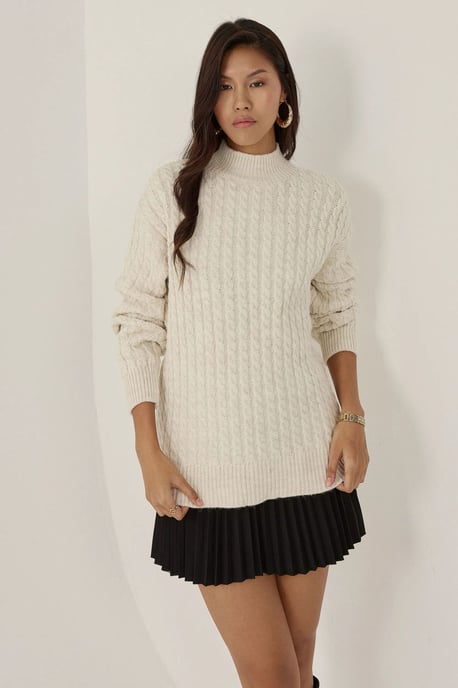 Haarknoten Strickpullover - Image 4