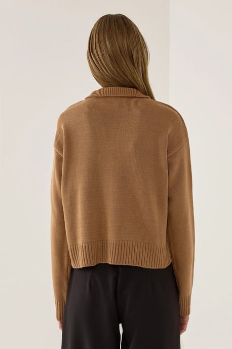 Polo-Kragen Strickpullover - Image 4