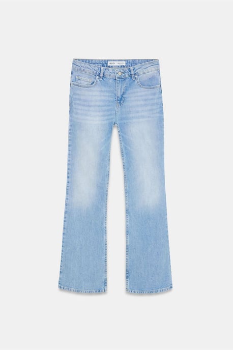 Low-Waist Bootcut-Jeans aus Denim - Image 5